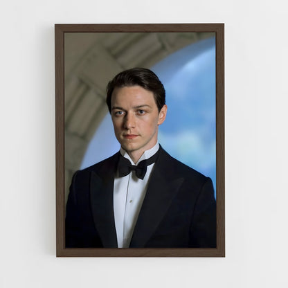 ap-james mcavoy-3 cadre Bois foncé