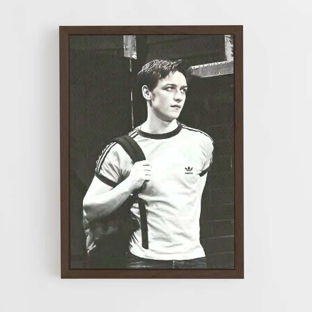 ap-james mcavoy-6 cadre Bois foncé