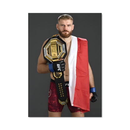 Poster Champion avec Fierté