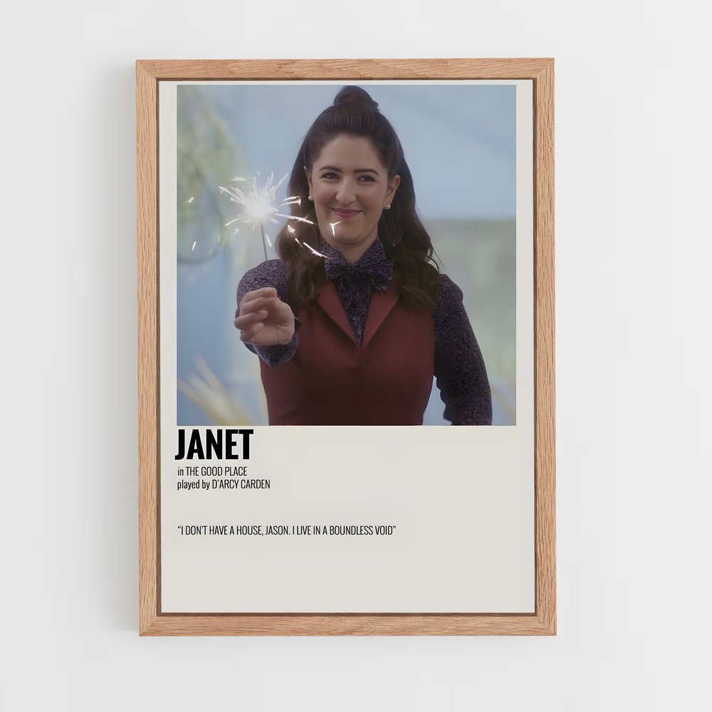 ap-janet good place-3 cadre Bois clair