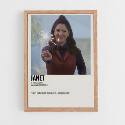 ap-janet good place-3 cadre Bois clair
