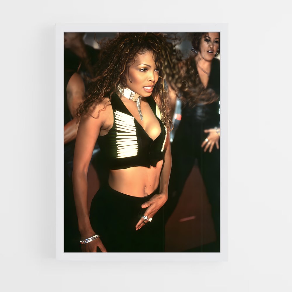 ap-janet jackson-4 cadre Blanc