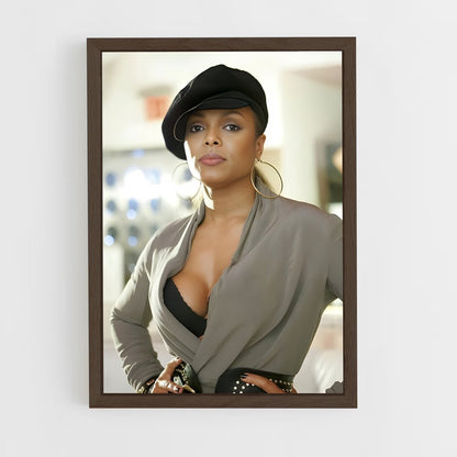 ap-janet jackson-8 cadre Bois foncé