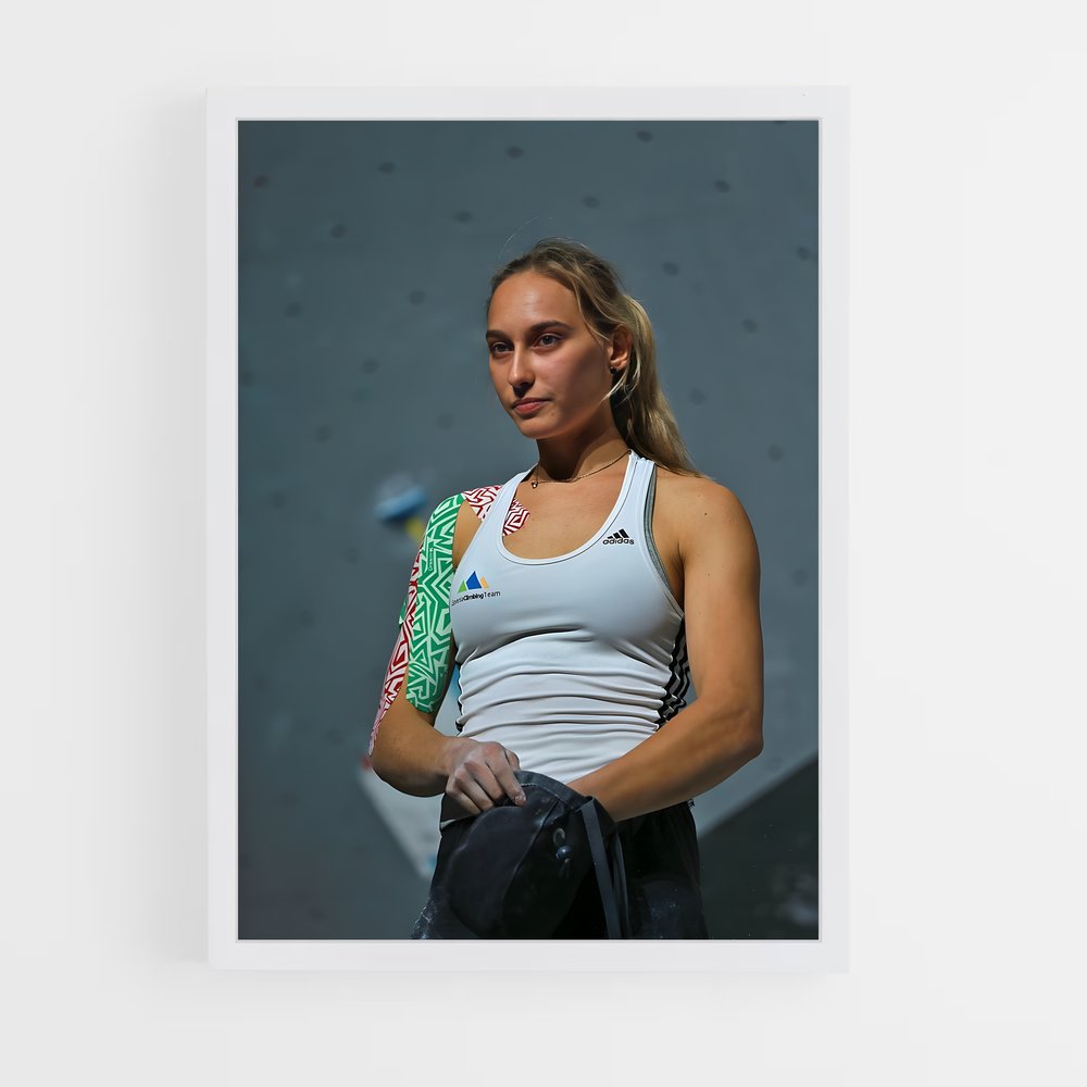 ap-janja garnbret-2 cadre Blanc