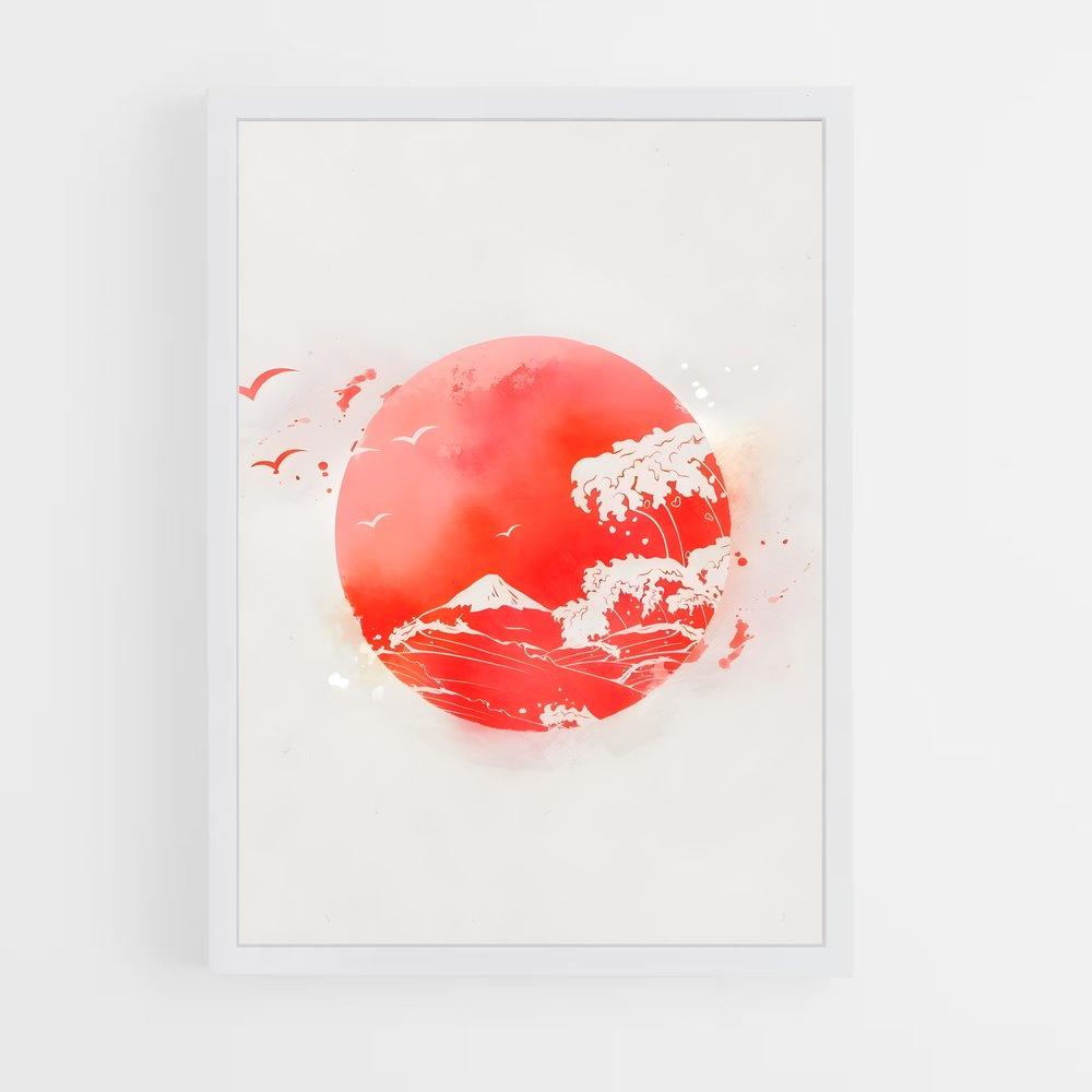 ap-japan flag-1 cadre Blanc