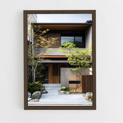 ap-japanese architecture-12 cadre Bois foncé
