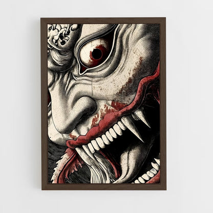 ap-japanese demons-1 cadre Bois foncé