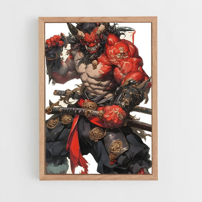 ap-japanese demons-2 cadre Bois clair