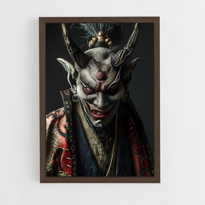 ap-japanese demons-6 cadre Bois foncé
