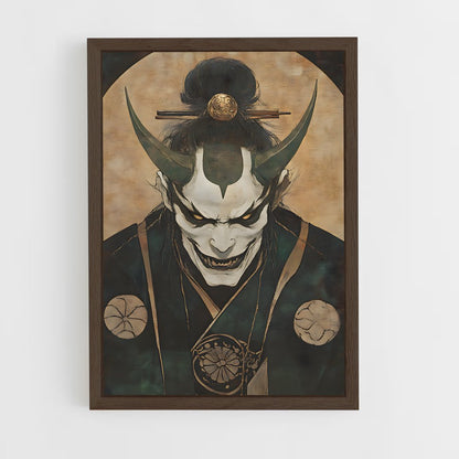ap-japanese demons-7 cadre Bois foncé
