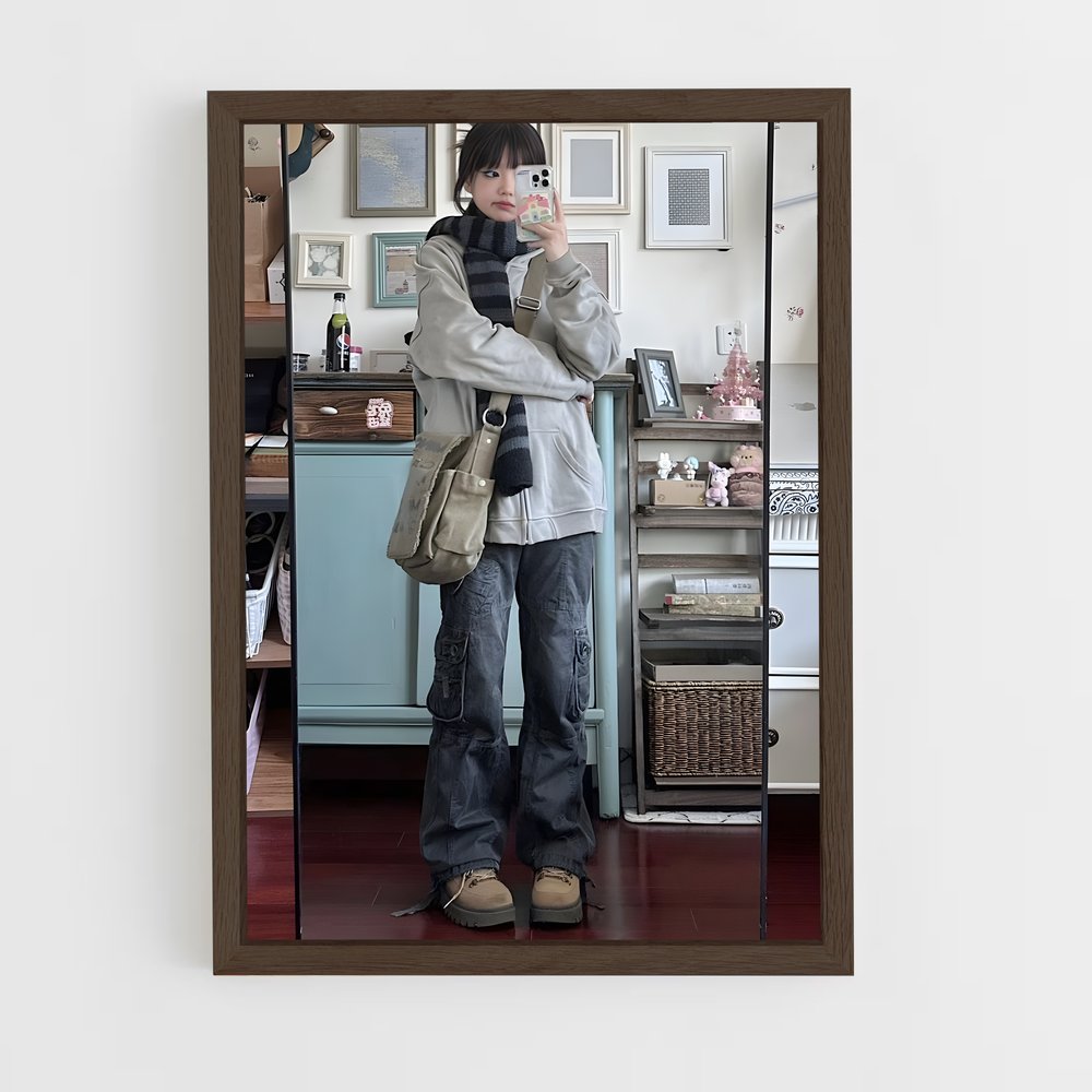 ap-japanese fashion-10 cadre Bois foncé