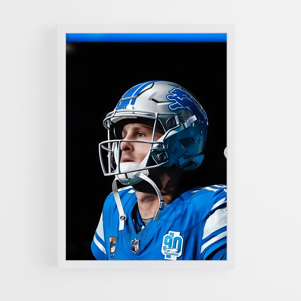 ap-jared goff-3 cadre Blanc