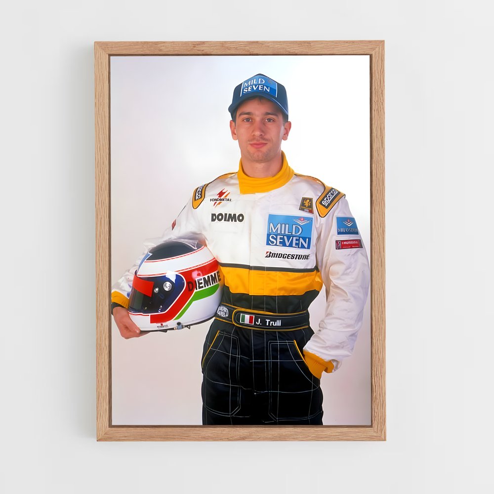 ap-jarno trulli-3 cadre Bois clair