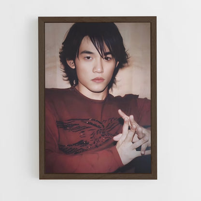 ap-jay chou-1 cadre Bois foncé