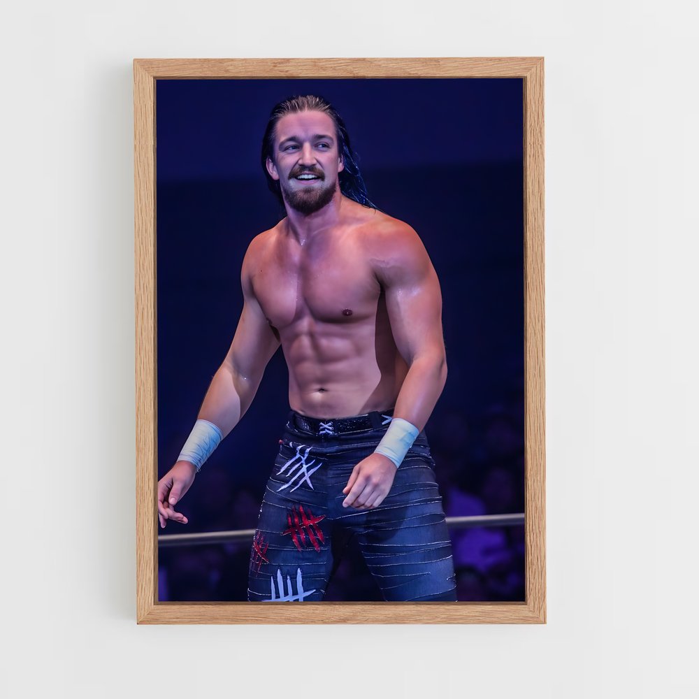 ap-jay white-10 cadre Bois clair