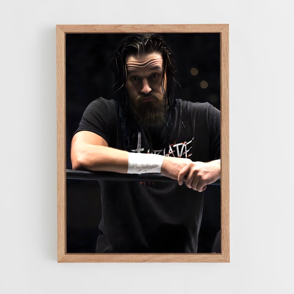ap-jay white-4 cadre Bois clair