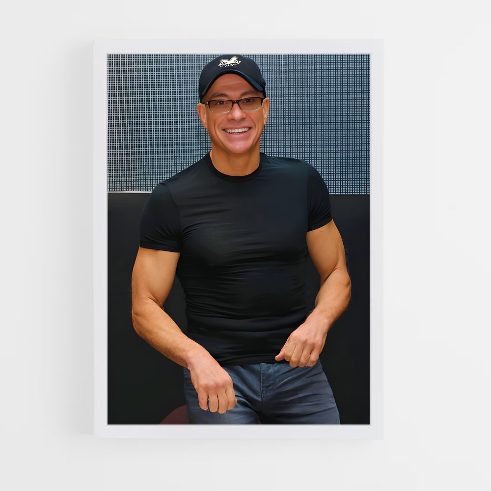 ap-jean-claude van damme-2 cadre Blanc