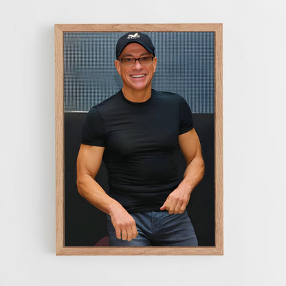 ap-jean-claude van damme-2 cadre Bois clair