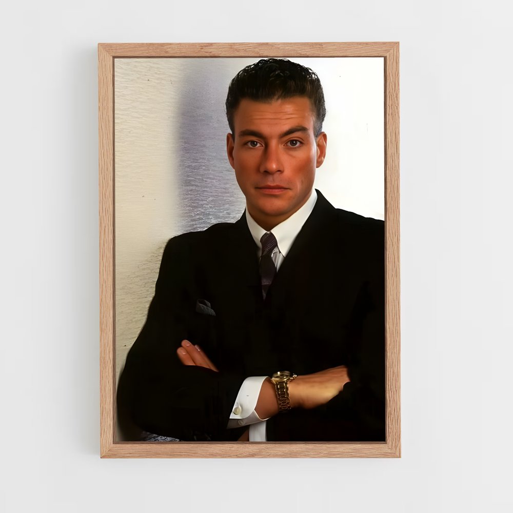 ap-jean-claude van damme-5 cadre Bois clair