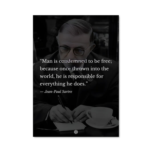 Poster Jean paul sartre 12797