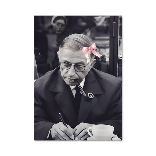 Poster L'Écrivain Existentialiste