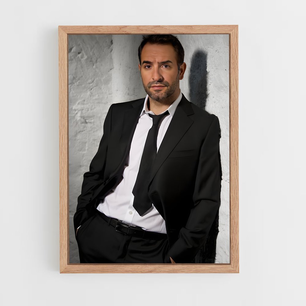 ap-jean dujardin-5 cadre Bois clair