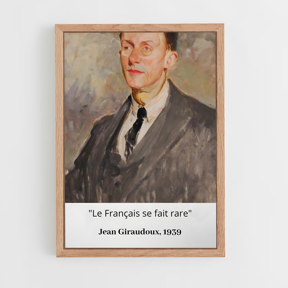 ap-jean giraudoux-1 cadre Bois clair
