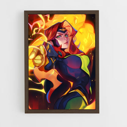 ap-jean grey-3 cadre Bois foncé