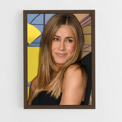 ap-jennifer aniston-3 cadre Bois foncé