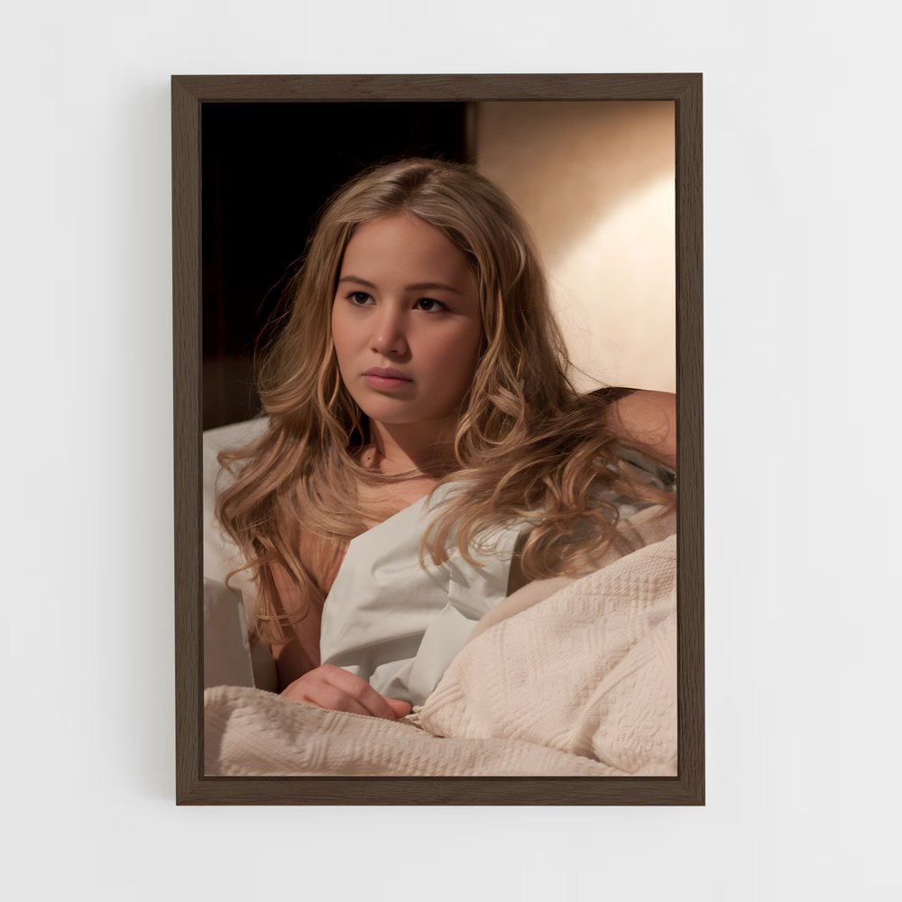 ap-jennifer lawrence-3 cadre Bois foncé