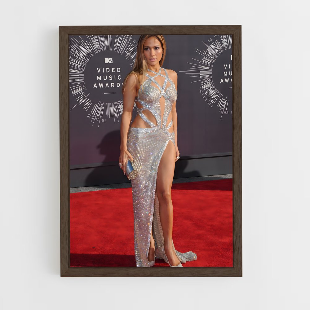 ap-jennifer lopez-6 cadre Bois foncé