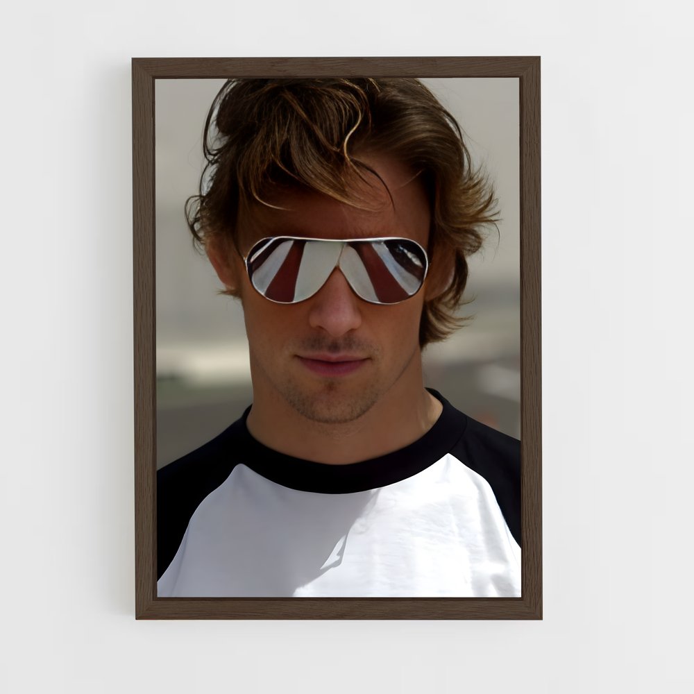 ap-jenson button-1 cadre Bois foncé