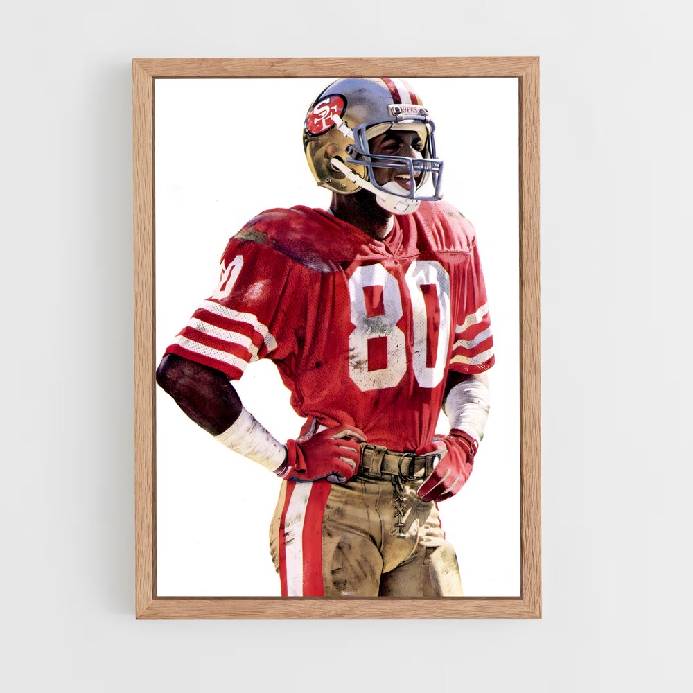 ap-jerry rice-6 cadre Bois clair