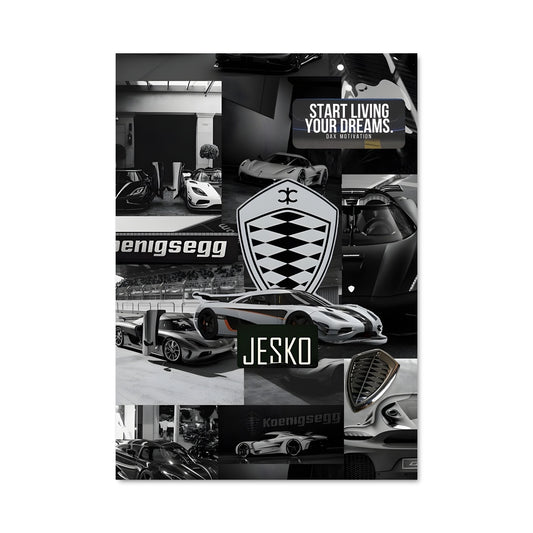 Poster Team Jesko