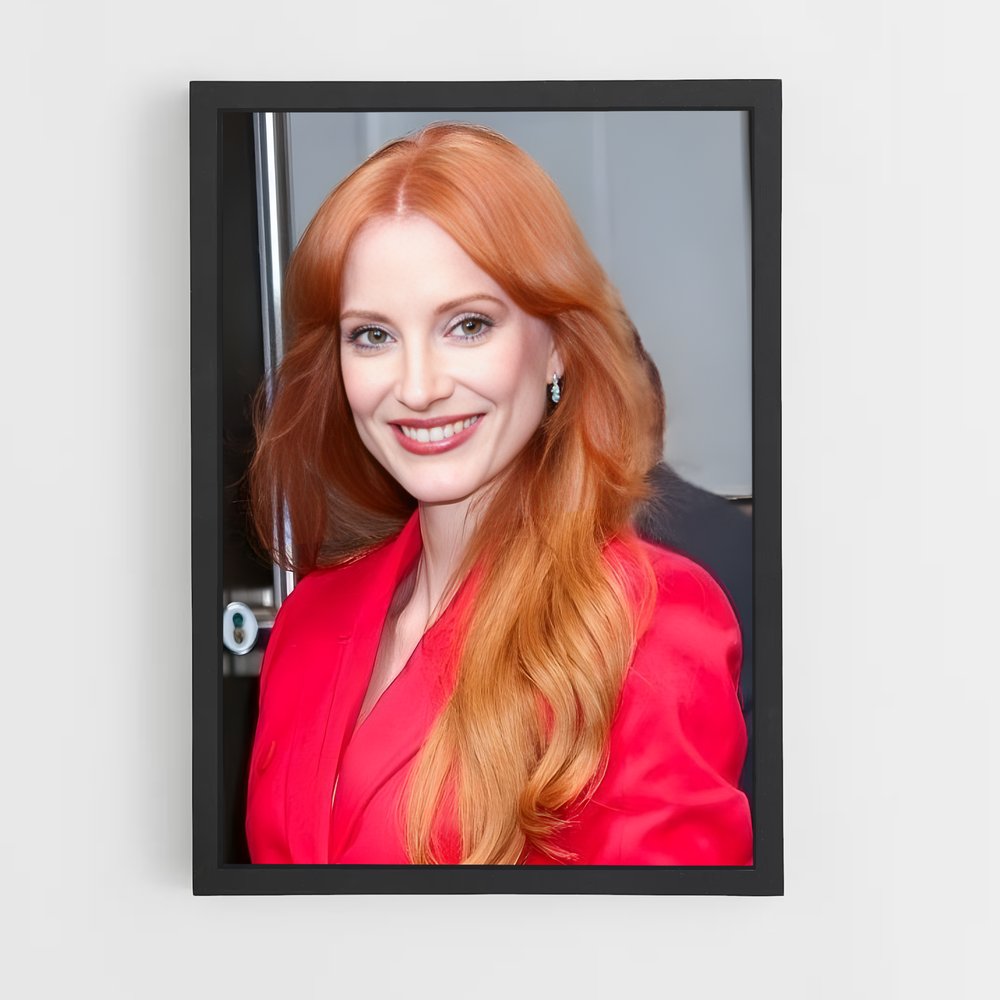 ap-jessica chastain-3 cadre Noir