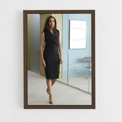 ap-jessica pearson-1 cadre Bois foncé