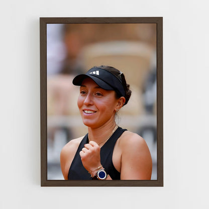 ap-jessica pegula-1 cadre Bois foncé