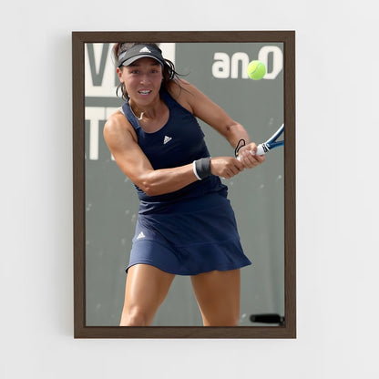 ap-jessica pegula-7 cadre Bois foncé