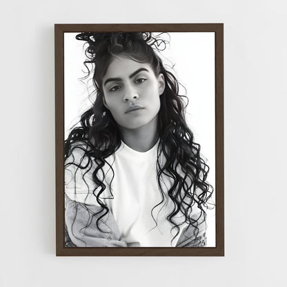 ap-jessie reyez-1 cadre Bois foncé