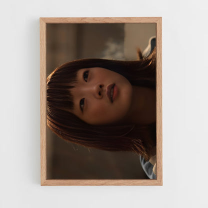 ap-ji yeong-1 cadre Bois clair