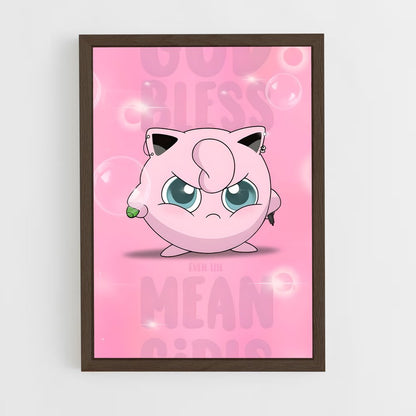 ap-jigglypuff-2 cadre Bois foncé