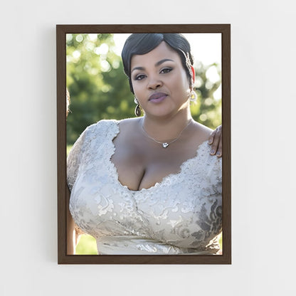 ap-jill scott-3 cadre Bois foncé