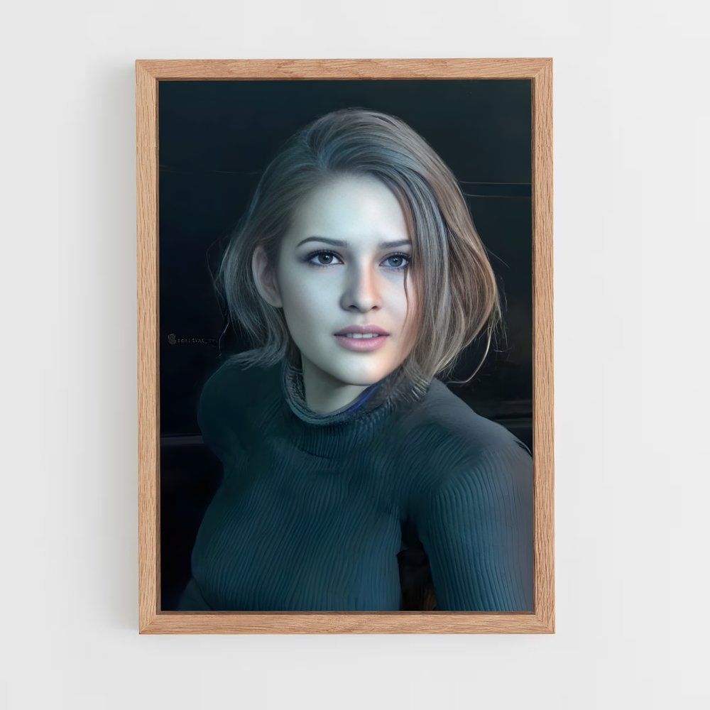 ap-jill valentine-2 cadre Bois clair
