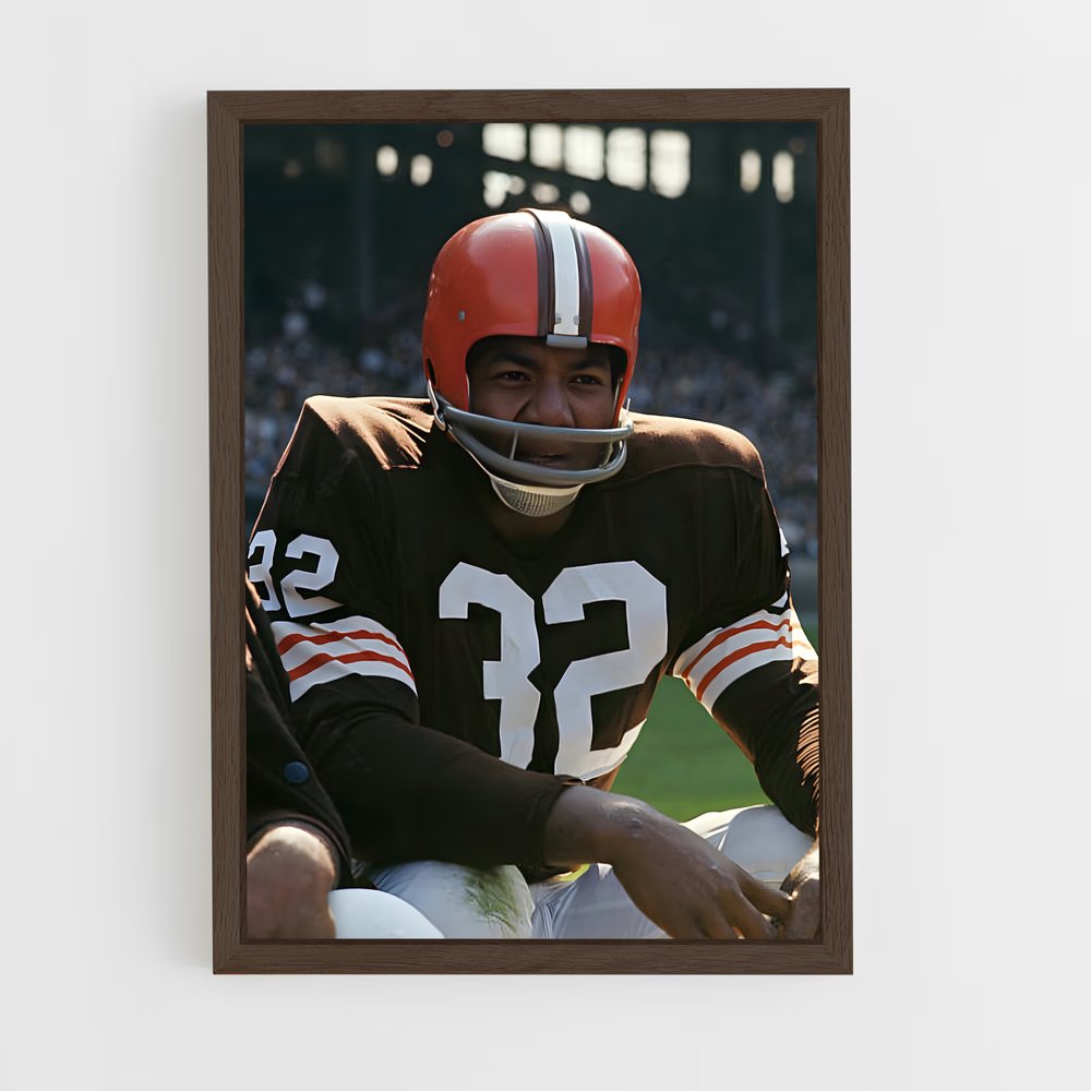 ap-jim brown-2 cadre Bois foncé