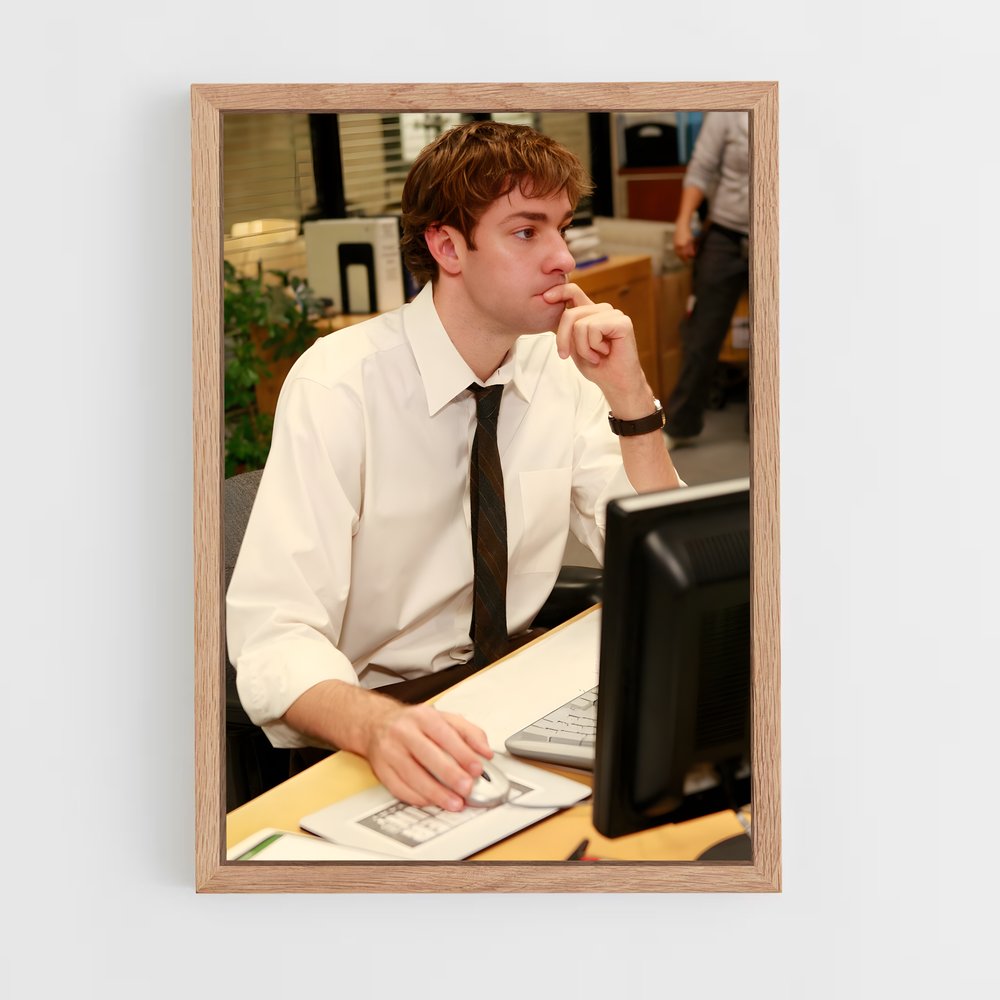 ap-jim halpert-1 cadre Bois clair