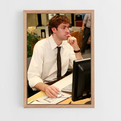 ap-jim halpert-1 cadre Bois clair