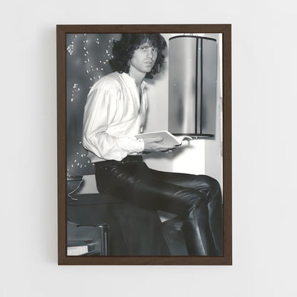 ap-jim morrison-1 cadre Bois foncé