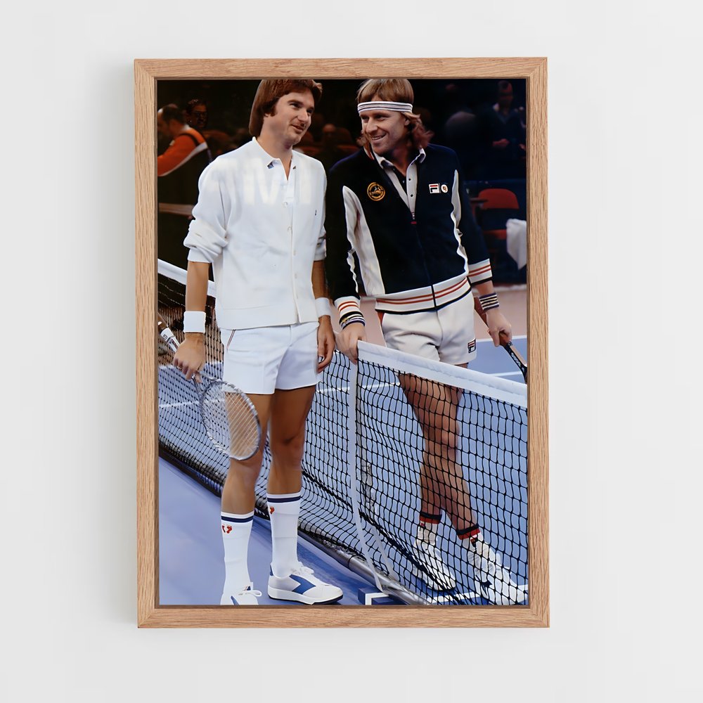 ap-jimmy connors-4 cadre Bois clair