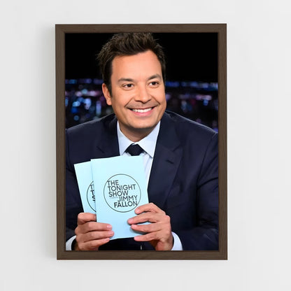 ap-jimmy fallon-3 cadre Bois foncé