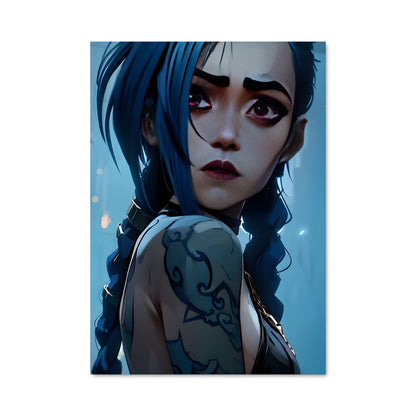 Poster Jinx en Bleu